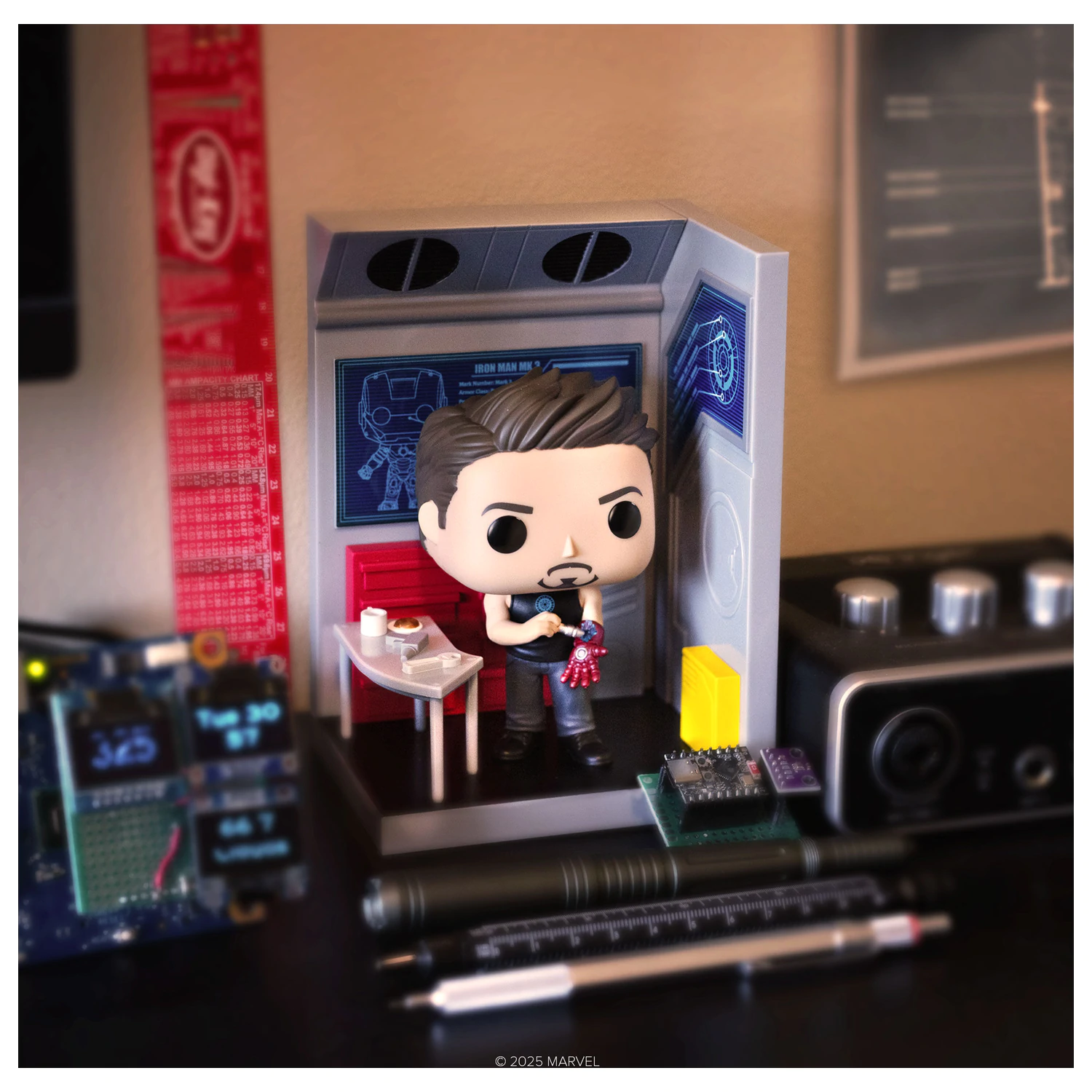 Marvel Funko POP! Nooks Vinyl Figurina Tony's Garage 9 cm poza produsului