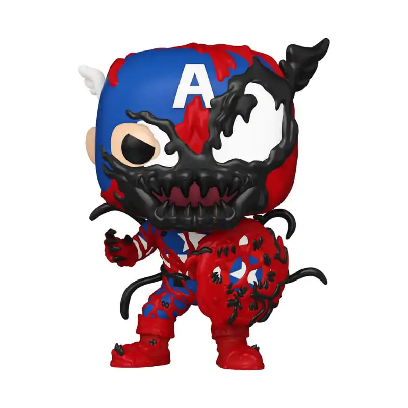 Marvel Funko POP! Figurina Vinyl Carnageized - Căpitanul America 9 cm poza produsului