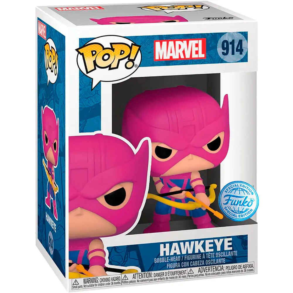 Marvel POP! Figurina Vinyl Clasic Hawkeye PX Exclusiv 9 cm poza produsului