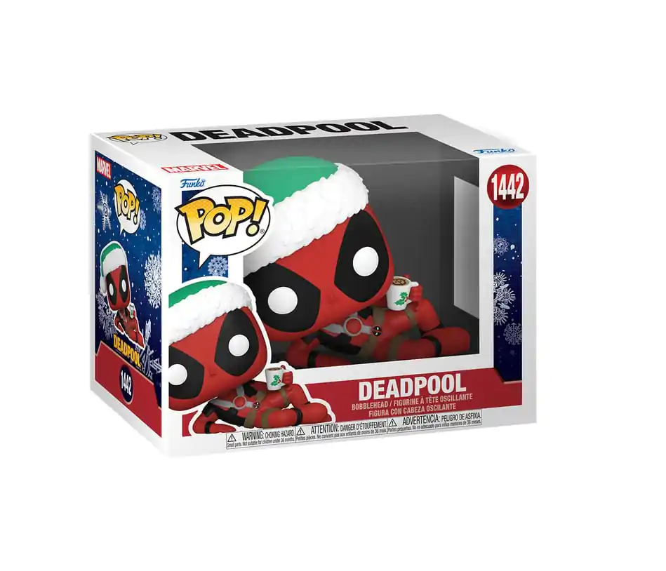 Marvel Funko POP! Figurina Vinyl Holiday Deadpool 9 cm poza produsului