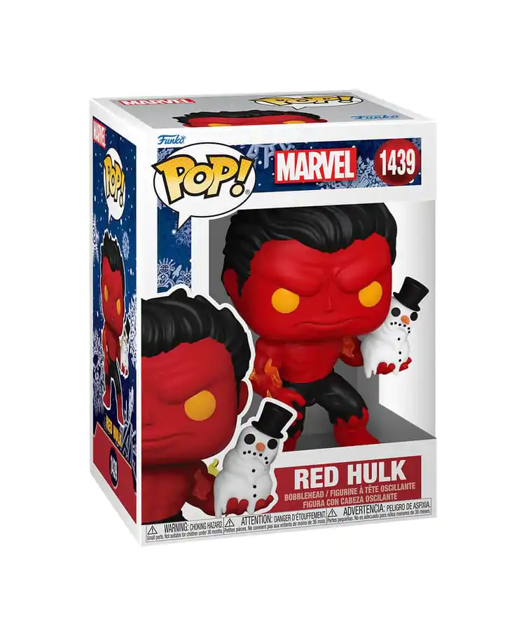 Marvel Funko POP! Figurina Vinyl de sărbători Red Hulk 9 cm poza produsului