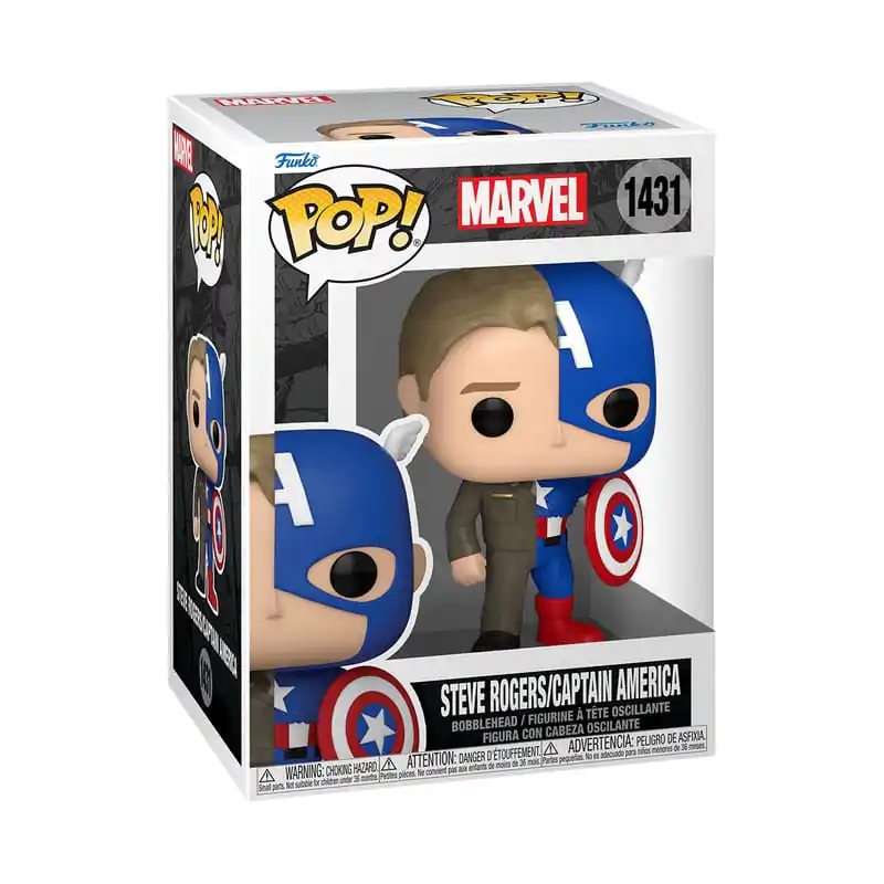 Marvel Funko POP! Figurina Vinyl Split- Captain A/Steve R 9 cm poza produsului