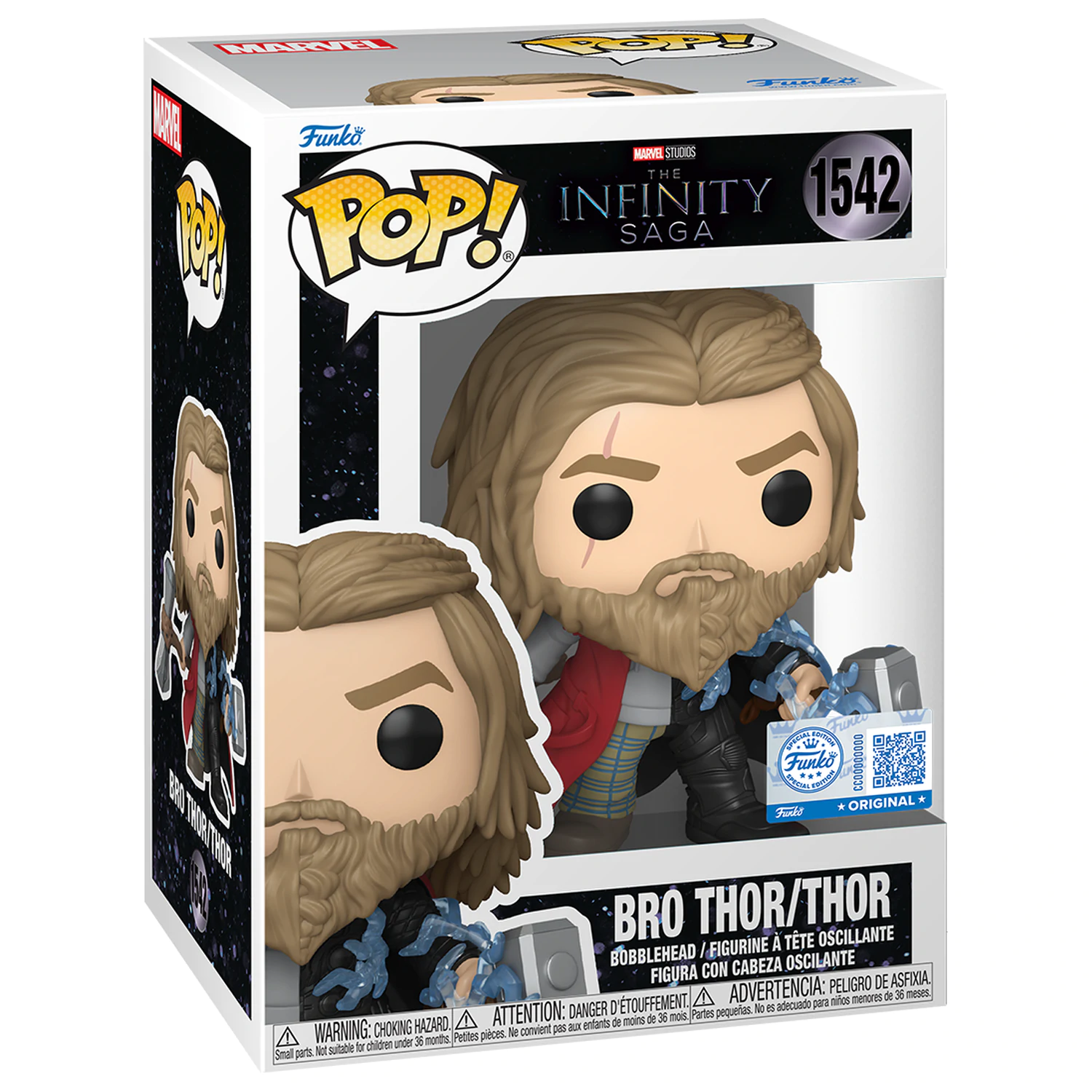 Marvel Funko POP! Figurina de vinil impartita - Thor/Bro Thor Exclusiv 9 cm poza produsului