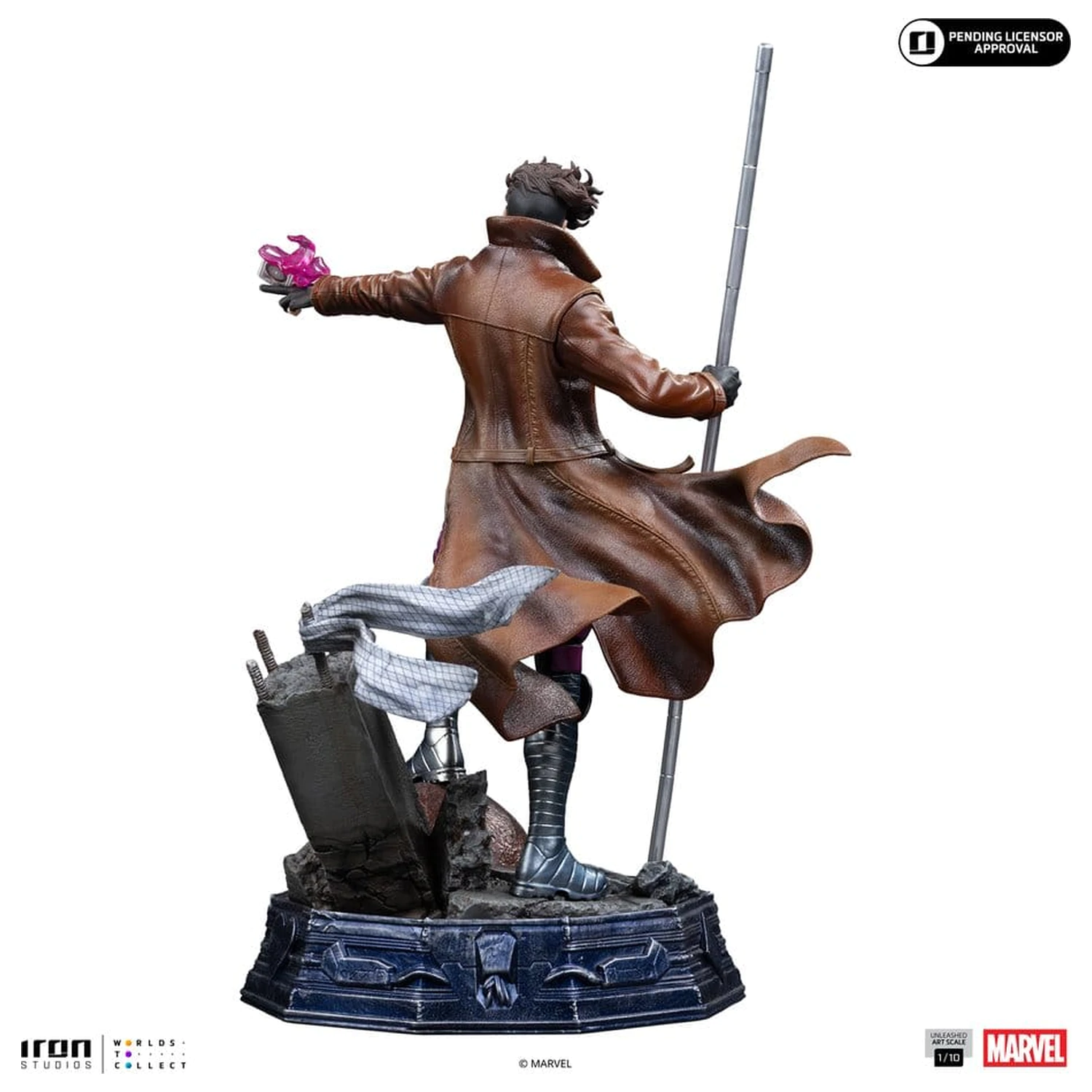 Marvel Gambit Unleashed Art Statuie la Scară 1/10 Gambit poza produsului