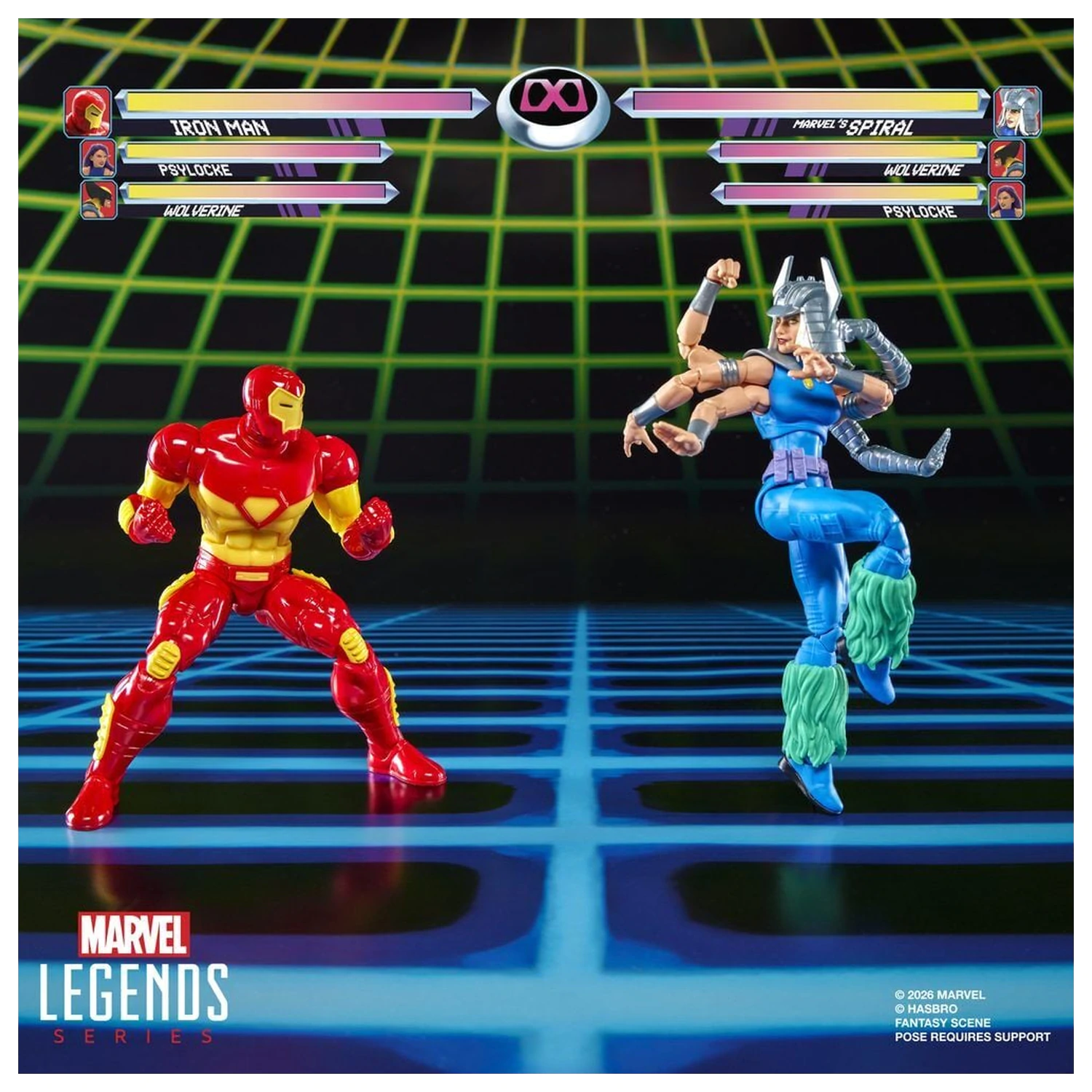Marvel Games Iron Man Vs Marvels Spiral pack 2 figurine 15cm poza produsului