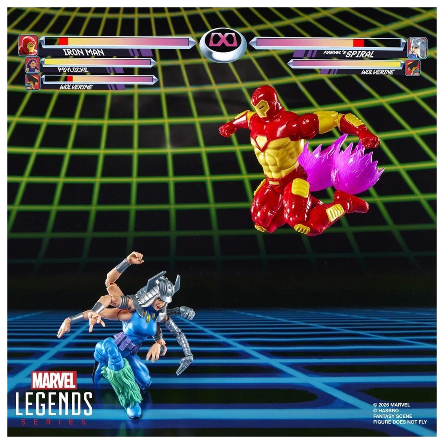 Marvel Games Iron Man Vs Marvels Spiral pack 2 figurine 15cm poza produsului