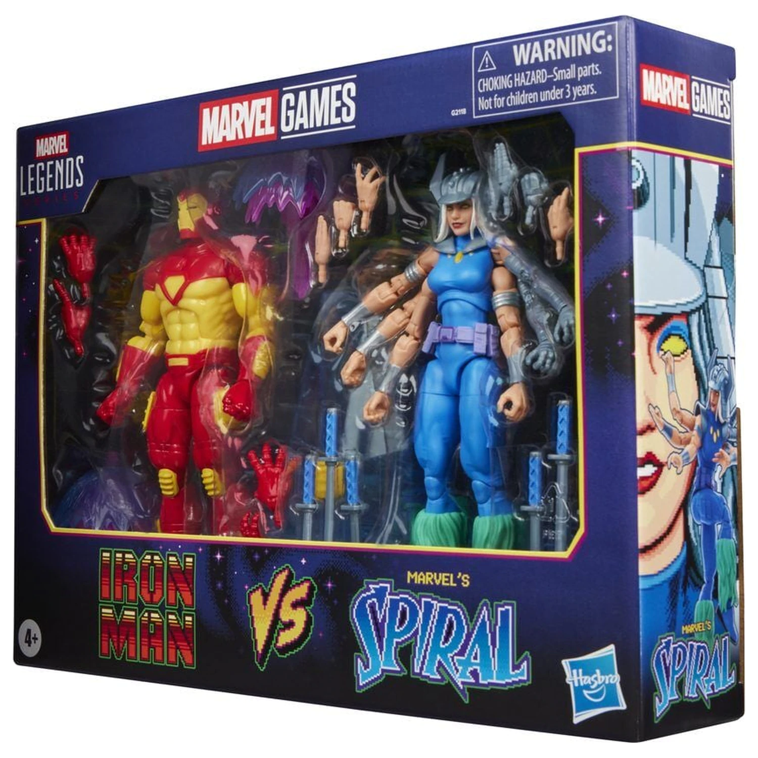 Marvel Games Iron Man Vs Marvels Spiral pack 2 figurine 15cm poza produsului