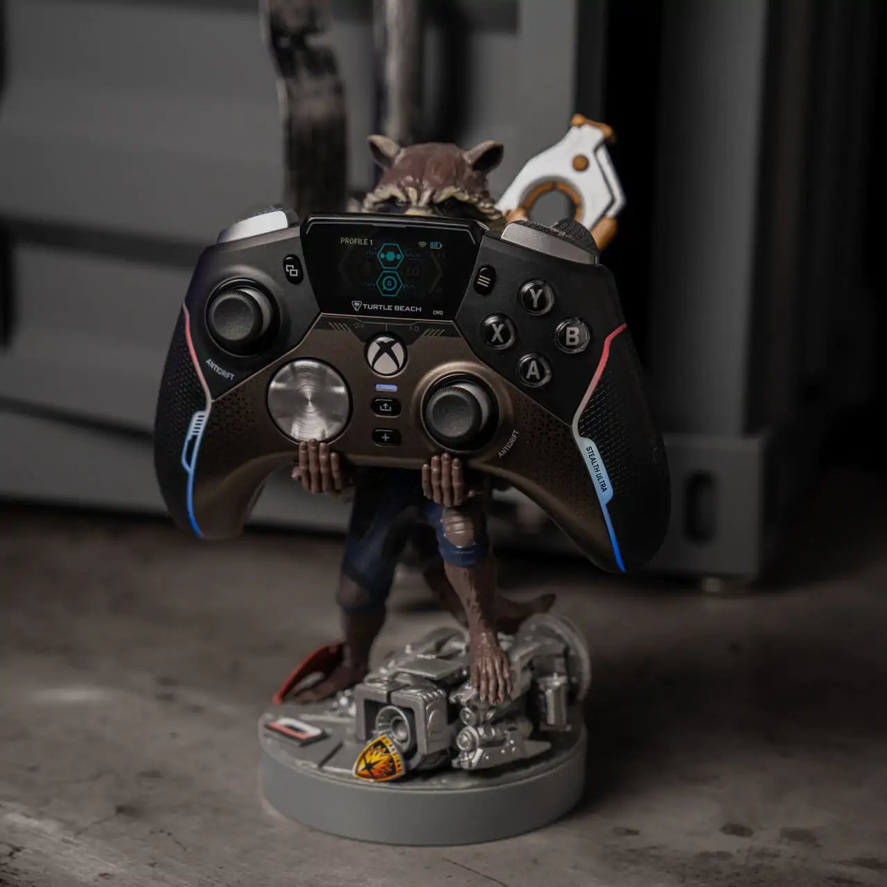 Marvel Guardians of the Galaxy Rocket Raccoon suport de prindere Cable guy 20cm poza produsului