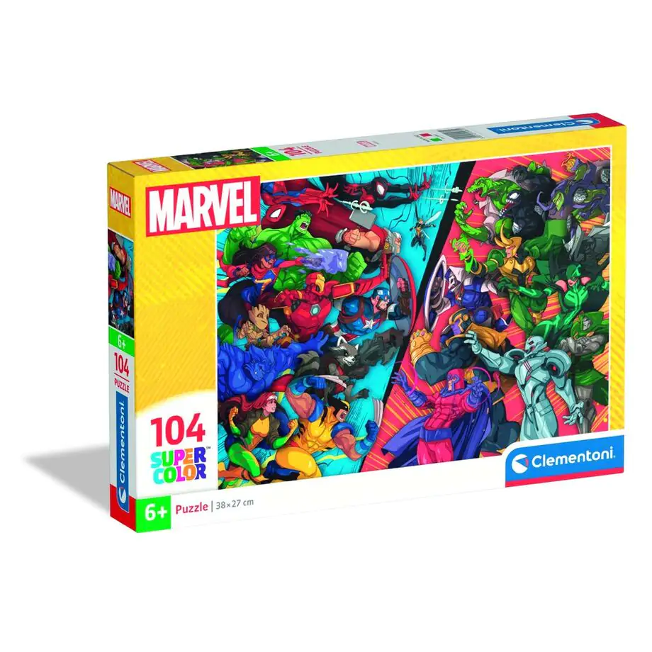 Marvel Heroes vs Villains puzzle 104 piese poza produsului