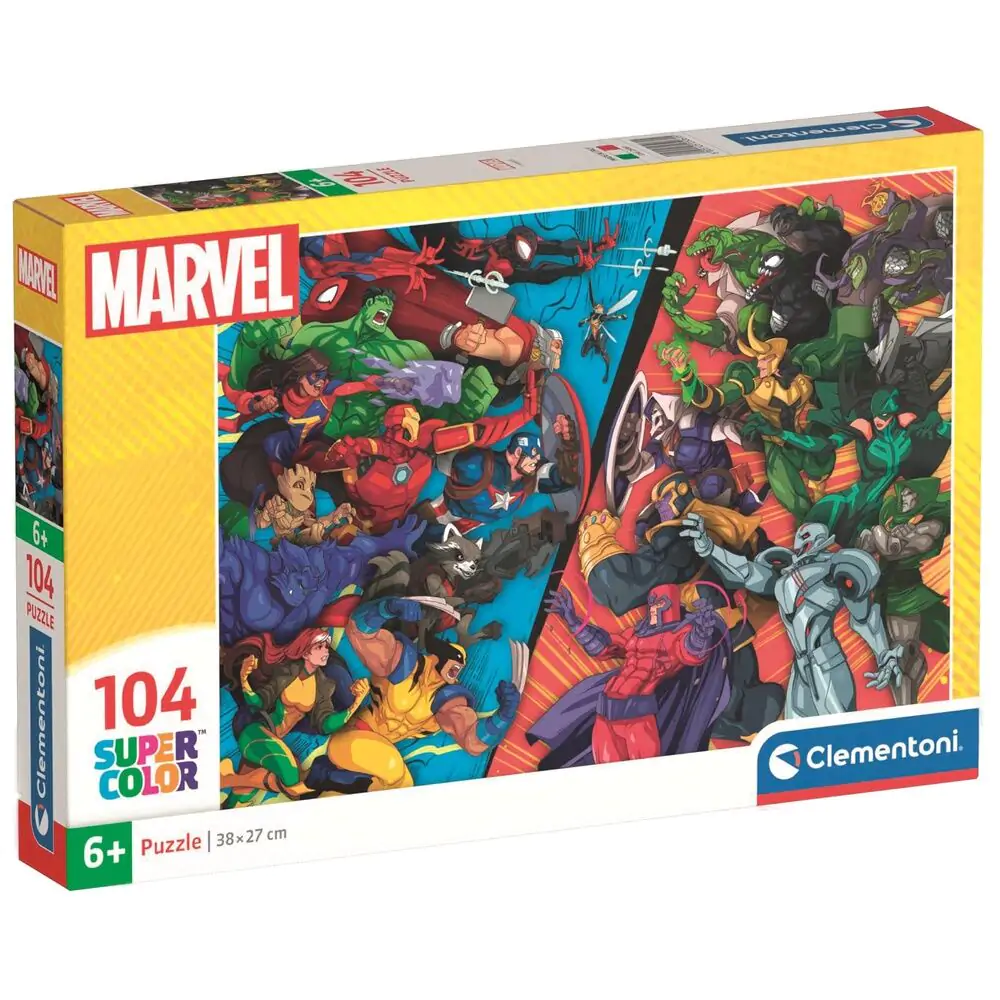 Marvel Heroes vs Villains puzzle 104 piese poza produsului