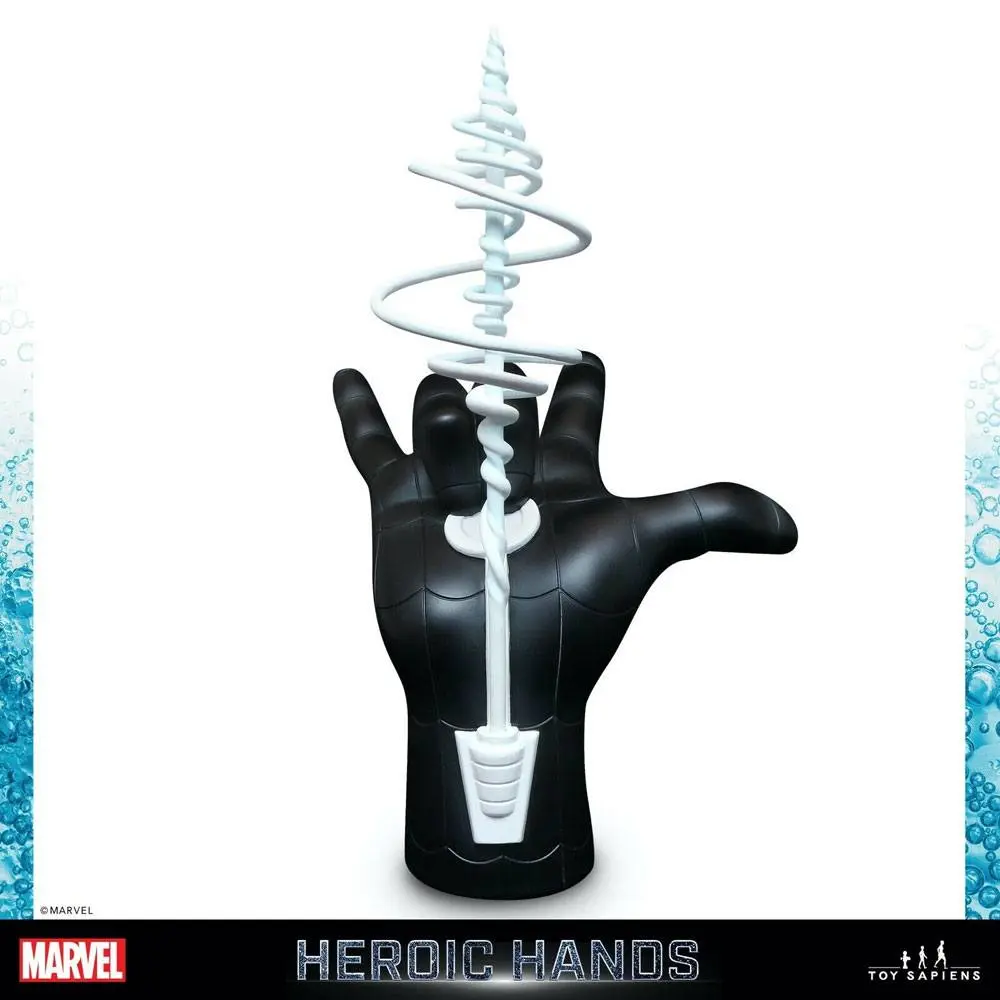 Marvel Heroic Hands Statuie Mărime Naturală #1B Spider-Man Costum Negru 26 cm poza produsului