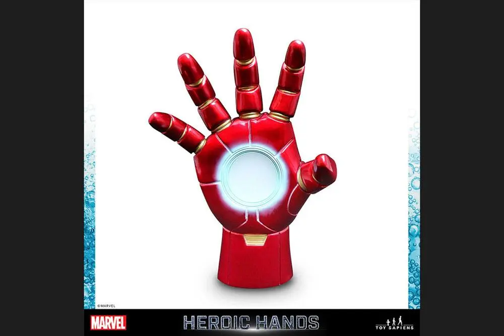 Statuie Mărimi Naturale Marvel Heroic Hands #2A Iron Man 23 cm poza produsului
