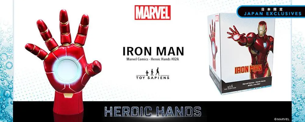 Statuie Mărimi Naturale Marvel Heroic Hands #2A Iron Man 23 cm poza produsului