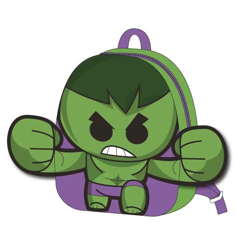 Marvel Hulk rucsac de pluș 22cm poza produsului