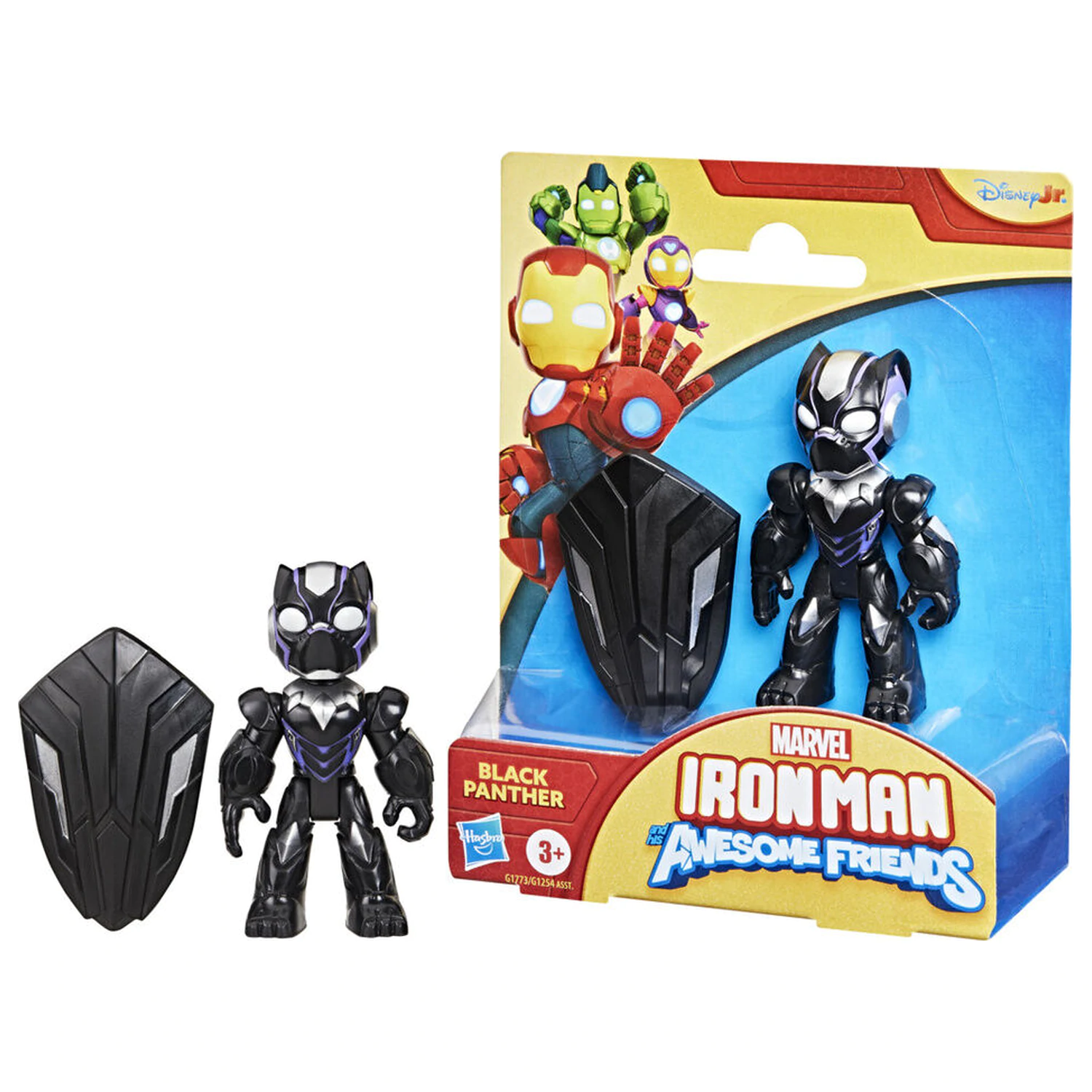 Marvel Iron Man And His Awesome Friends Black Panther figurina 7cm poza produsului