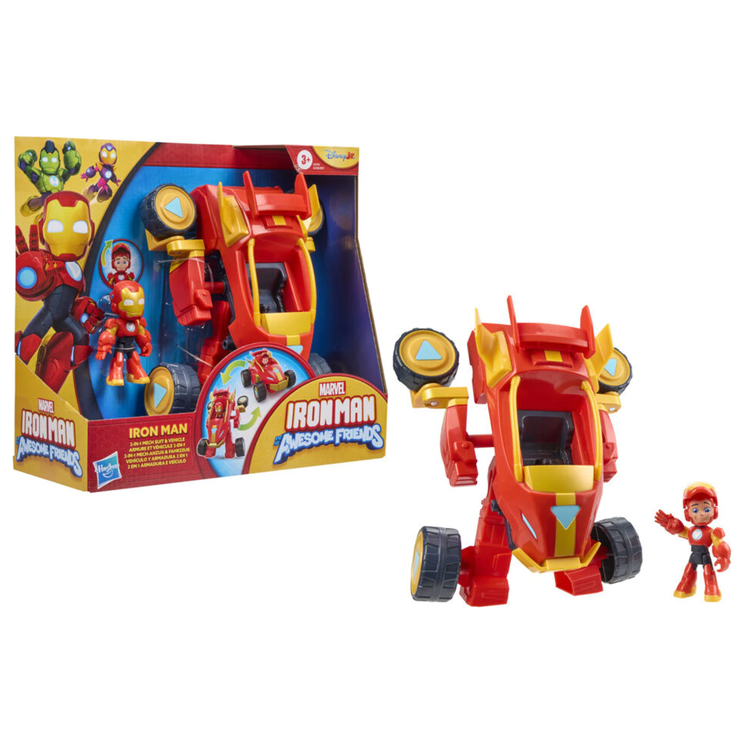 Marvel Iron Man And His Awesome Friends figurina si vehicul poza produsului