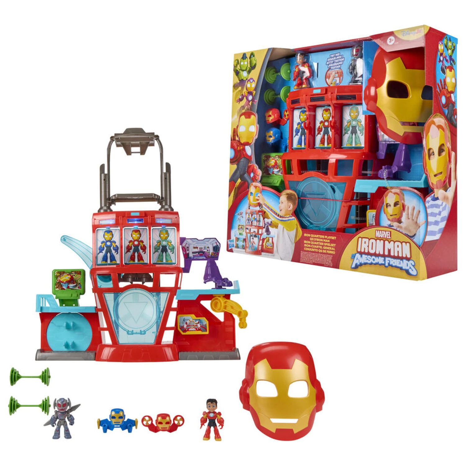Marvel Iron Man And His Awesome Friends Headquarters set de joaca poza produsului