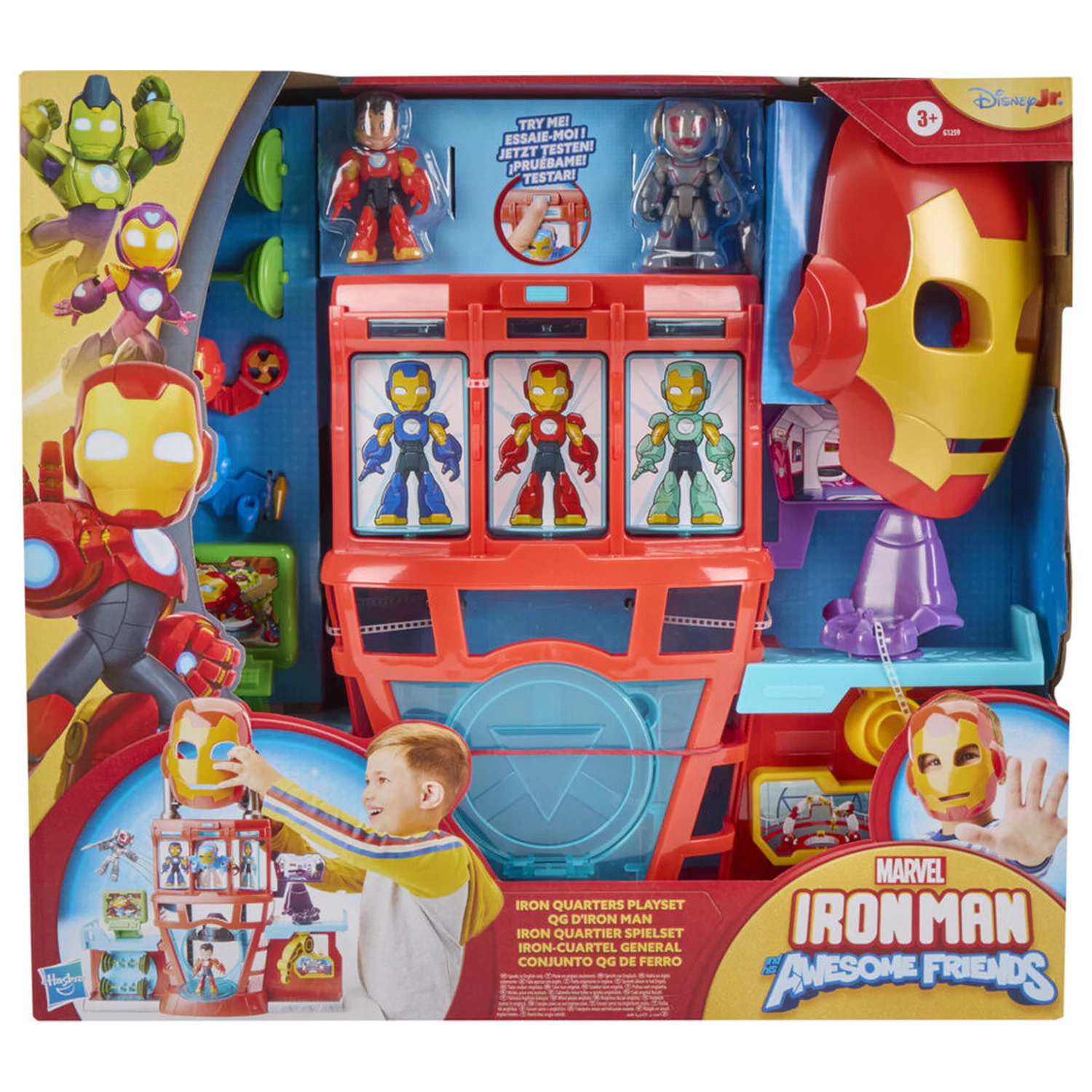 Marvel Iron Man And His Awesome Friends Headquarters set de joaca poza produsului