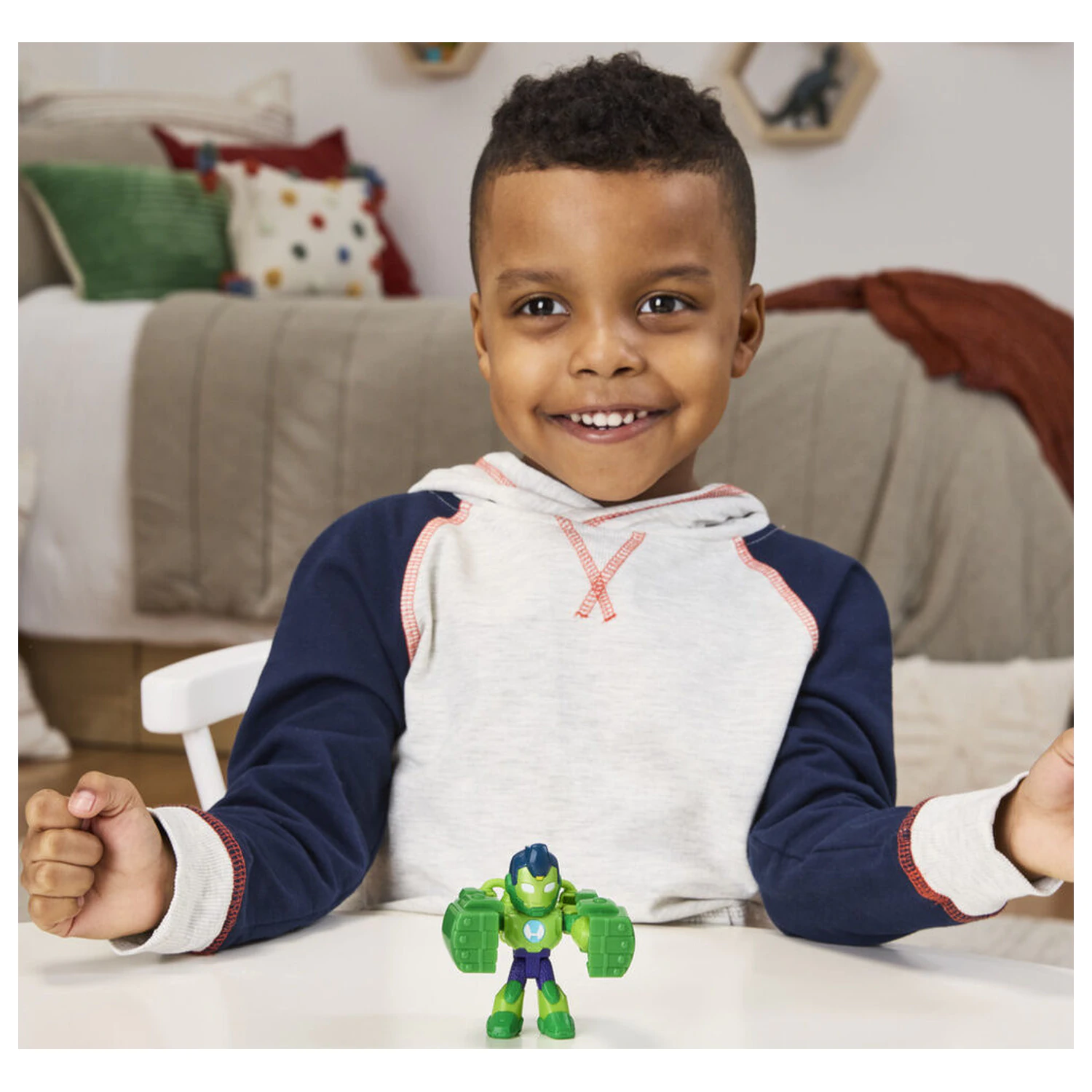 Marvel Iron Man And His Awesome Friends figurina Iron Hulk 7 cm poza produsului