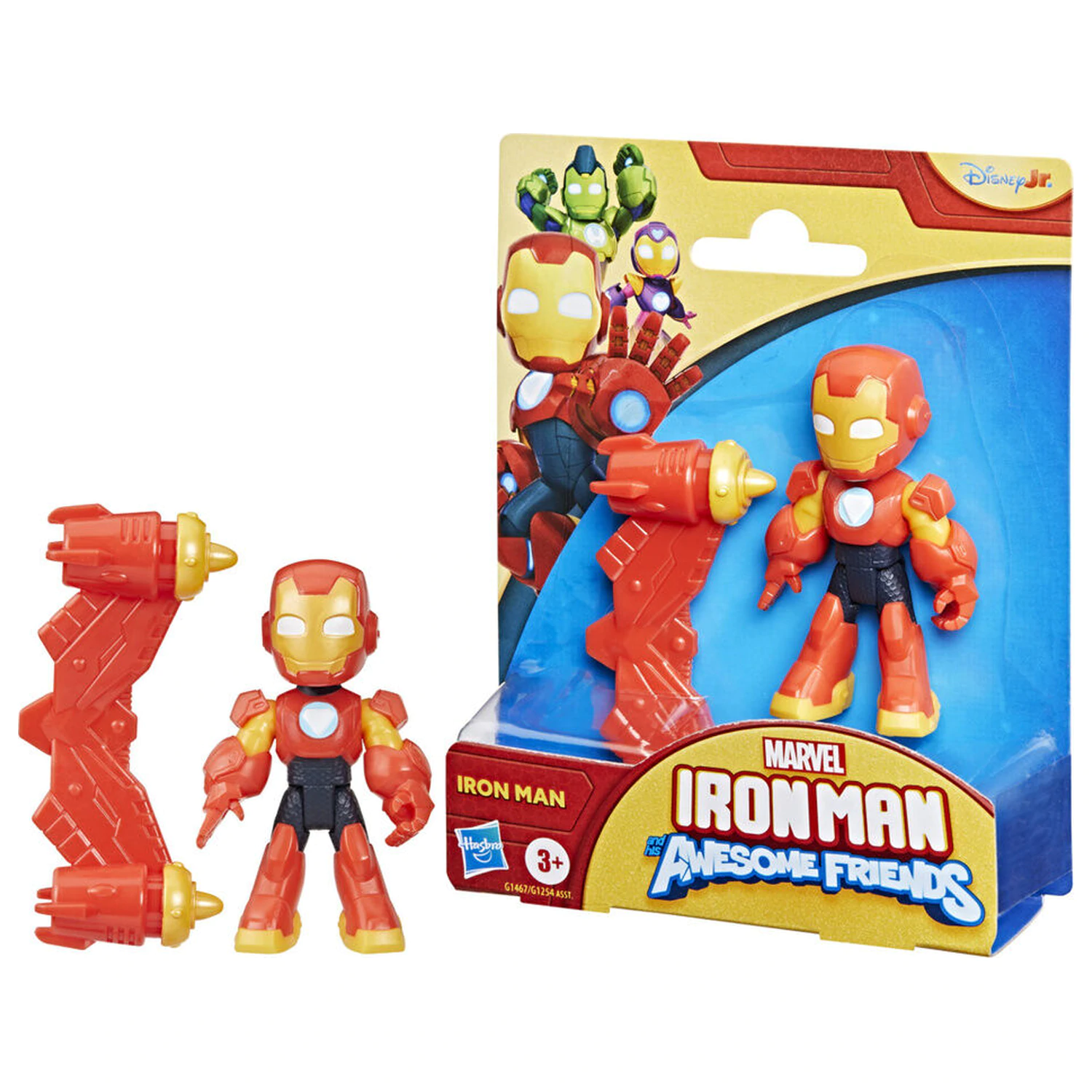 Marvel Iron Man And His Awesome Friends figurina Iron Man 7cm poza produsului
