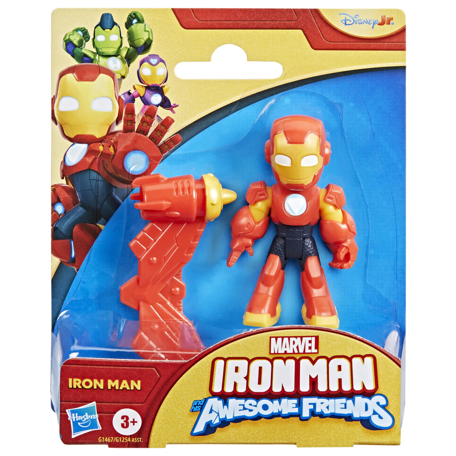 Marvel Iron Man And His Awesome Friends figurina Iron Man 7cm poza produsului