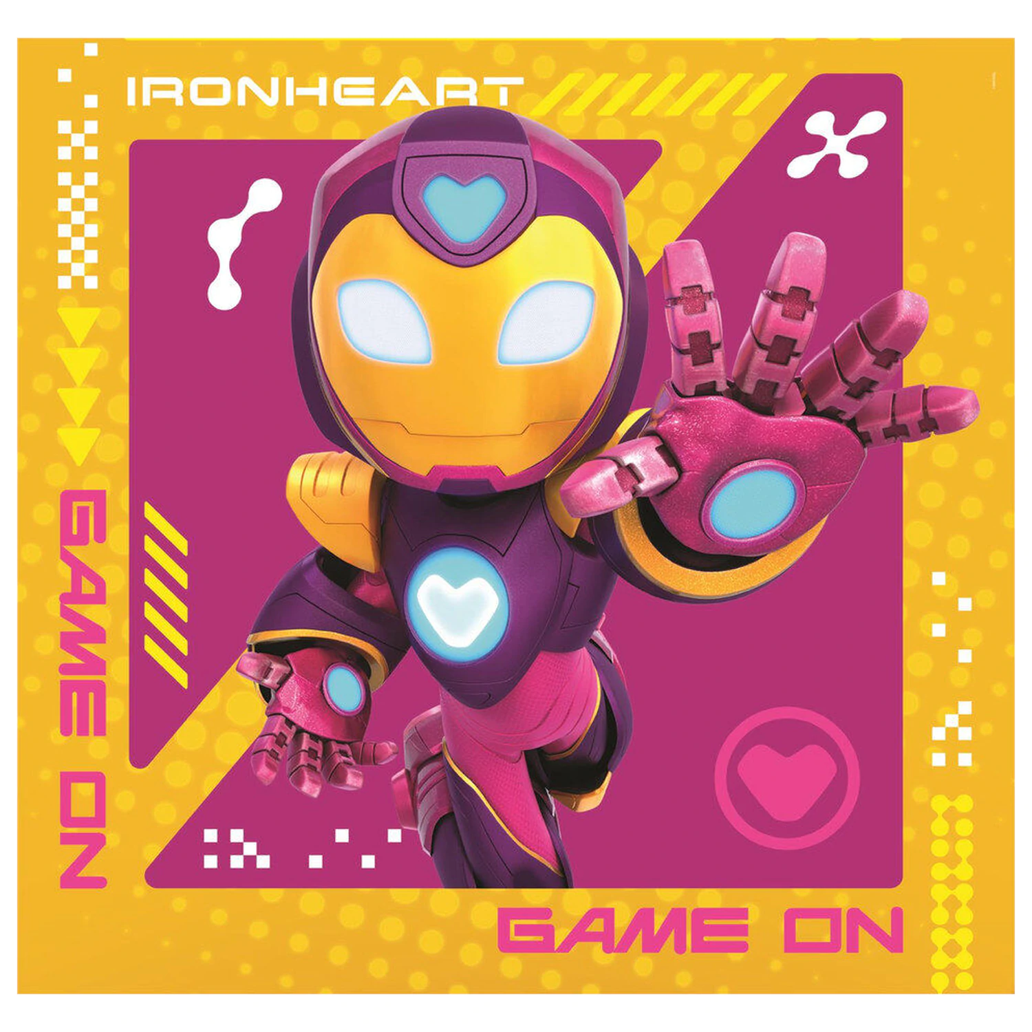 Marvel Iron Man And His Awesome Square puzzle 3x48 piese poza produsului