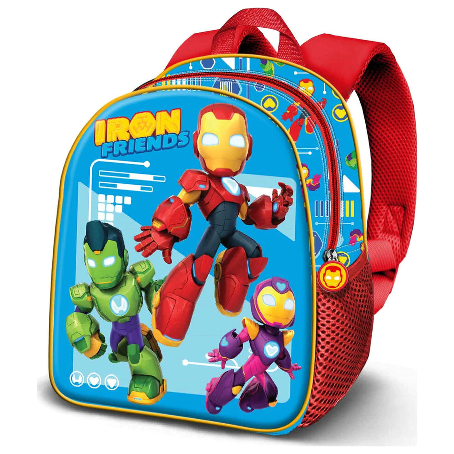 Marvel Iron Man Friends Tech Rucsac 3D 31cm poza produsului