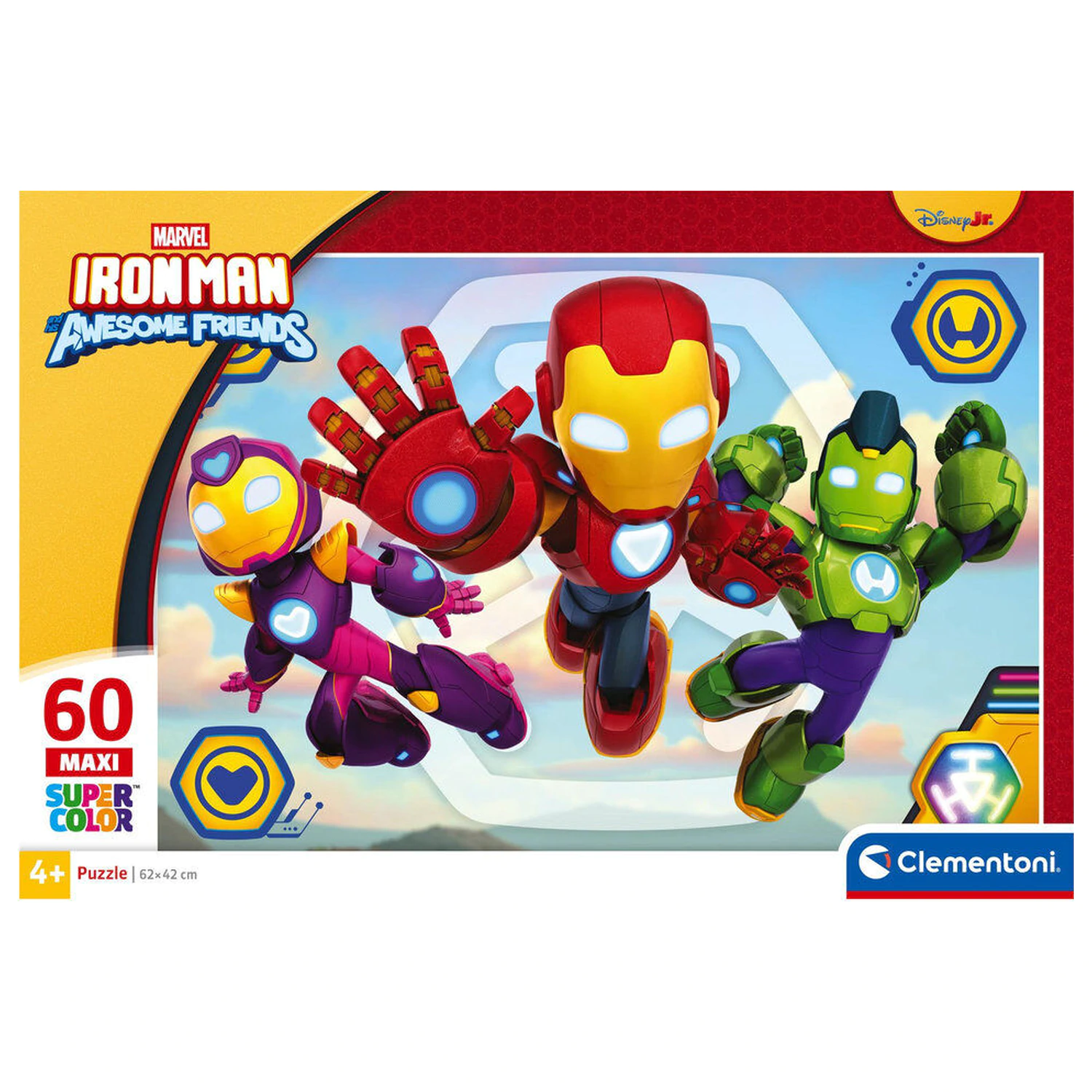 Marvel Iron Man maxi puzzle 60 piese poza produsului