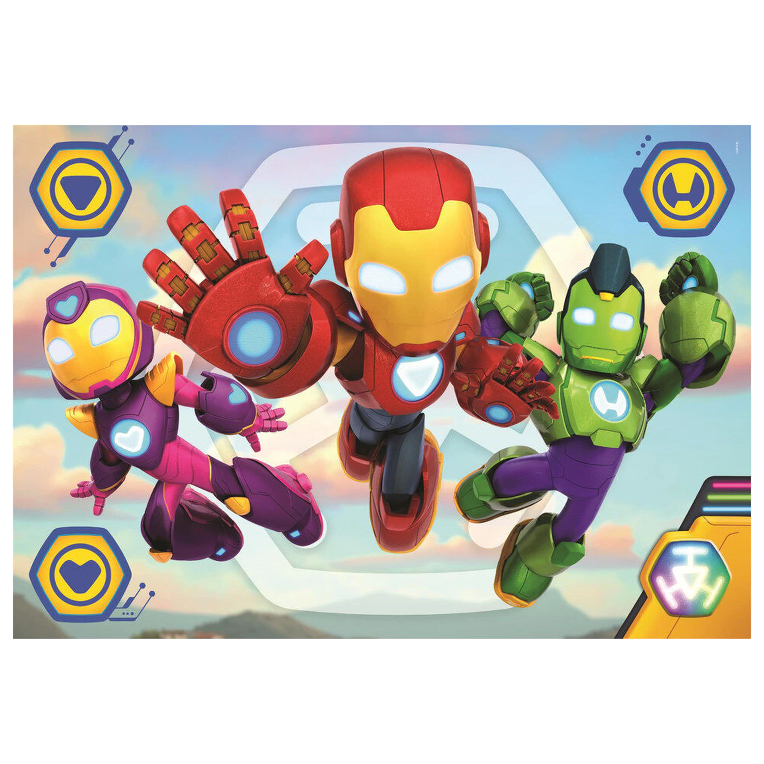 Marvel Iron Man maxi puzzle 60 piese poza produsului