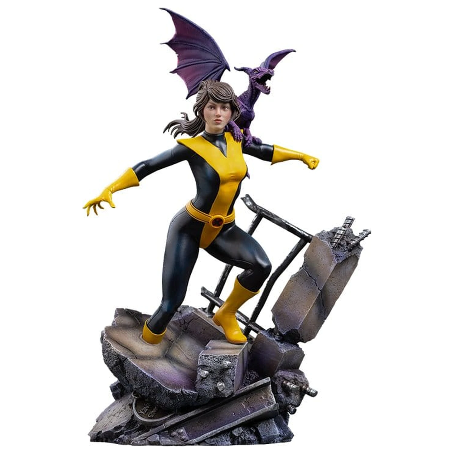 Marvel Kitty Pride & Lockheed X-Men Comics BDS Art Scale Statuie 1/10 Kitty Pride & Lockheed poza produsului