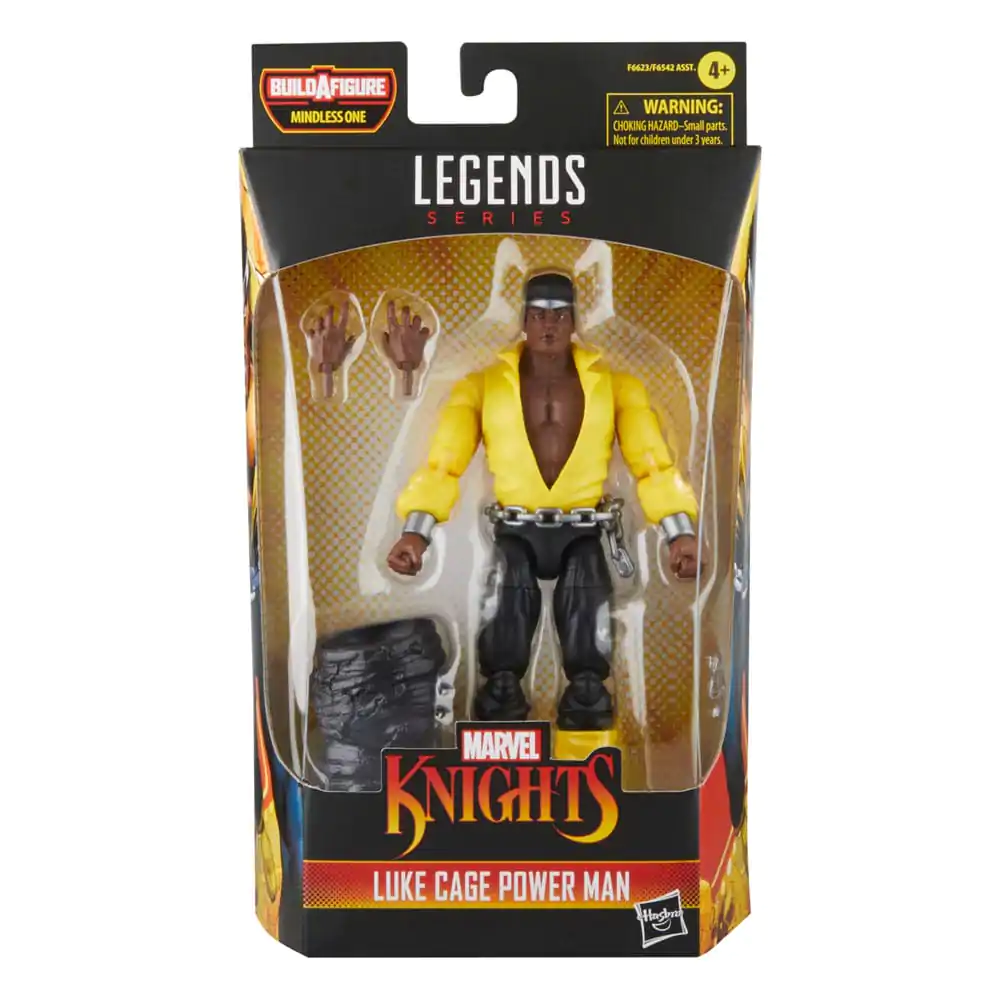 Marvel Knights Marvel Legends Figurina de acțiune Luke Cage Power Man (BAF: Mindless One) 15 cm poza produsului