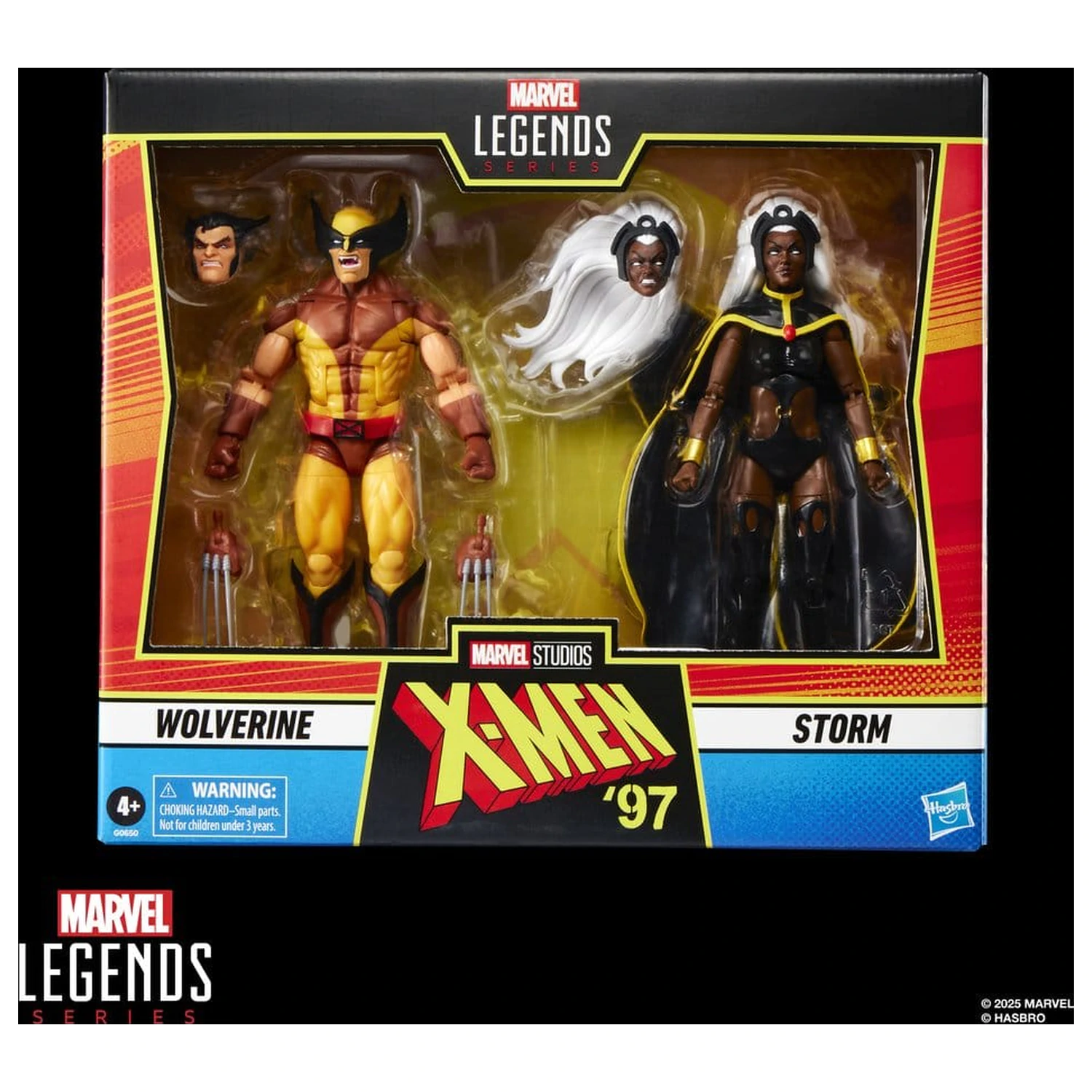 Pachet de 2 figurine de actiune Marvel Legends Storm & Wolverine 15 cm poza produsului