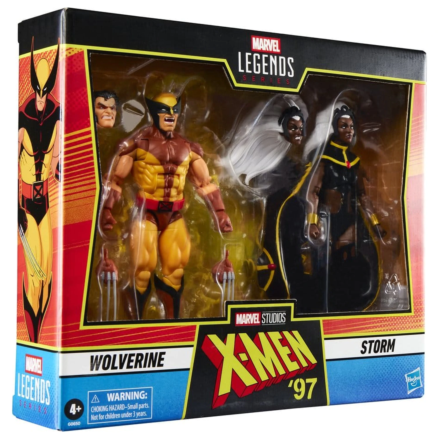 Pachet de 2 figurine de actiune Marvel Legends Storm & Wolverine 15 cm poza produsului