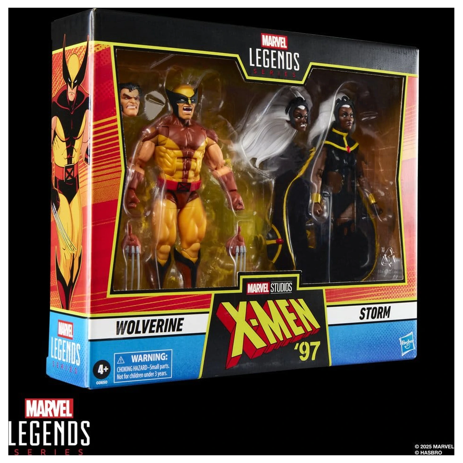 Pachet de 2 figurine de actiune Marvel Legends Storm & Wolverine 15 cm poza produsului