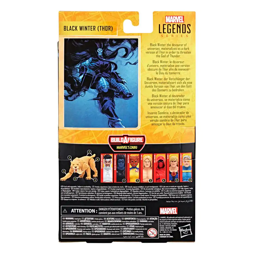Figurină Acțiune Marvel Legends Black Winter (Thor) (BAF: Marvel's Zabu) 15 cm poza produsului