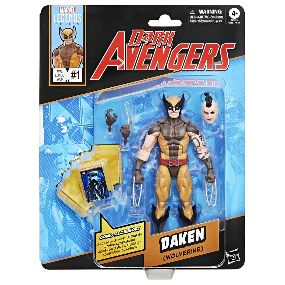 Figurină Marvel Legends Dark Avengers Daken Wolverine 15cm poza produsului