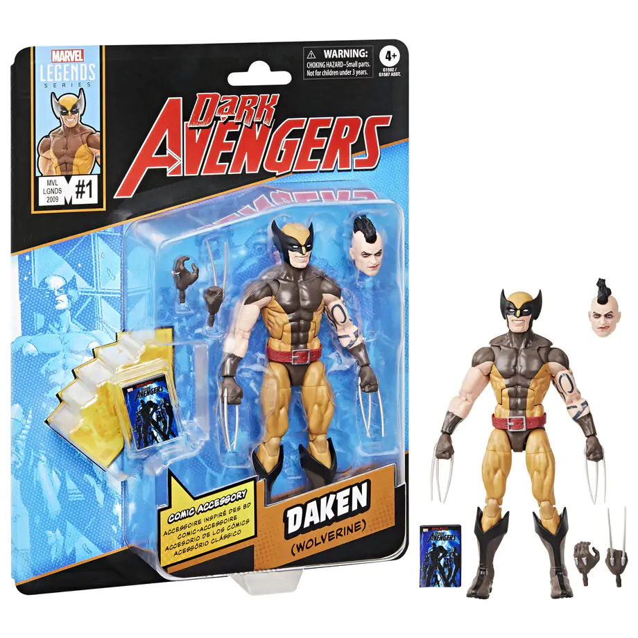 Figurină Marvel Legends Dark Avengers Daken Wolverine 15cm poza produsului