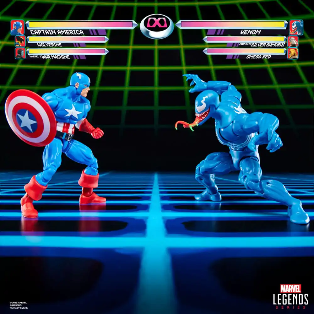 Marvel Legends Gamerverse Set Figurine de Acțiune 2 Captain America vs. Venom 15 cm poza produsului