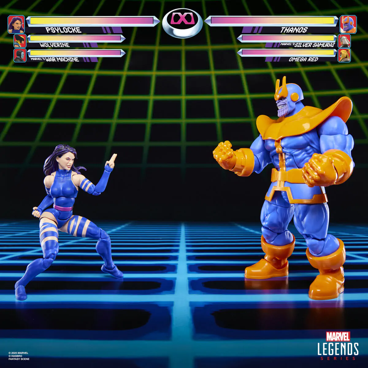 Marvel Legends Gameverse Psylocke vs Thanos pachet 2 figurine 15cm poza produsului