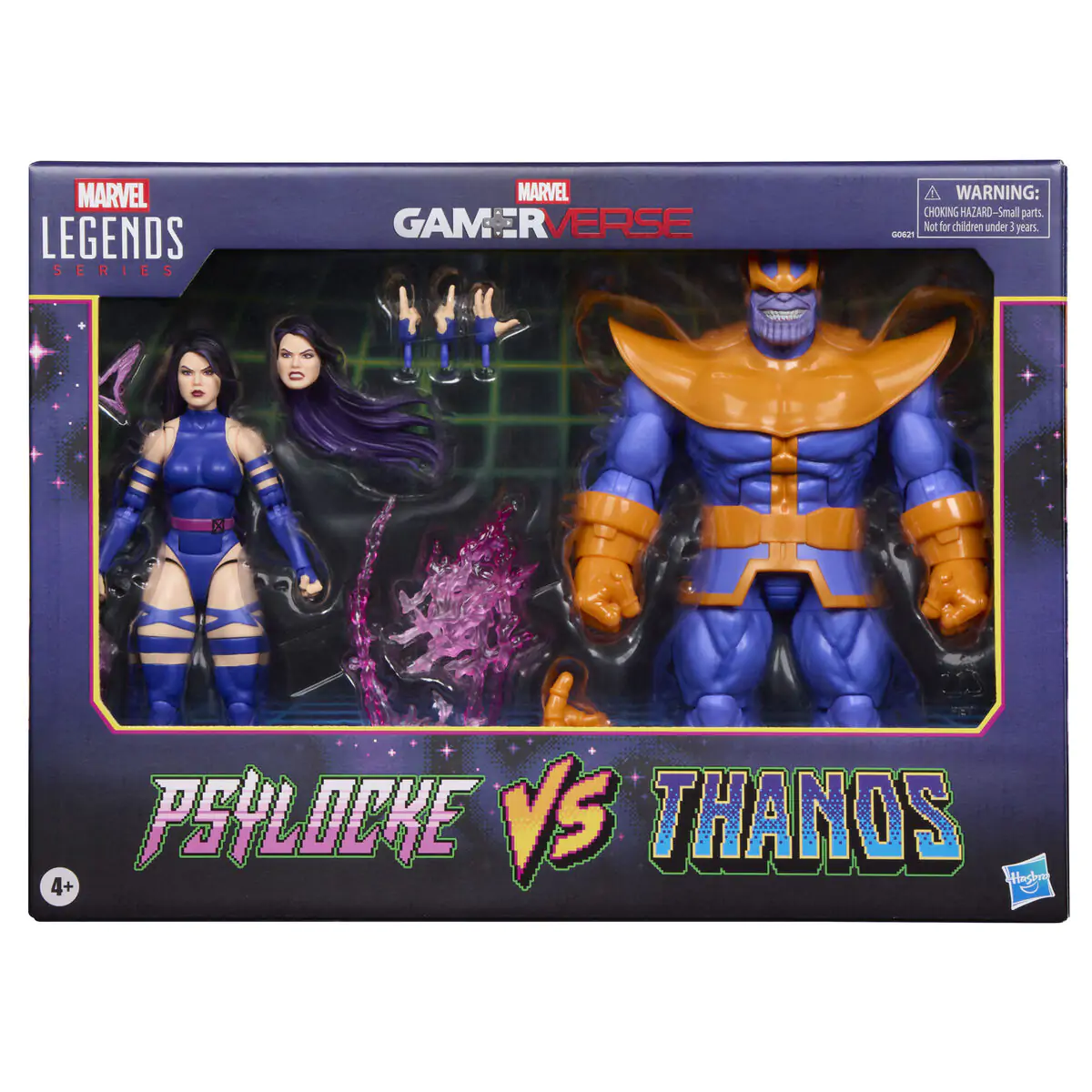 Marvel Legends Gameverse Psylocke vs Thanos pachet 2 figurine 15cm poza produsului
