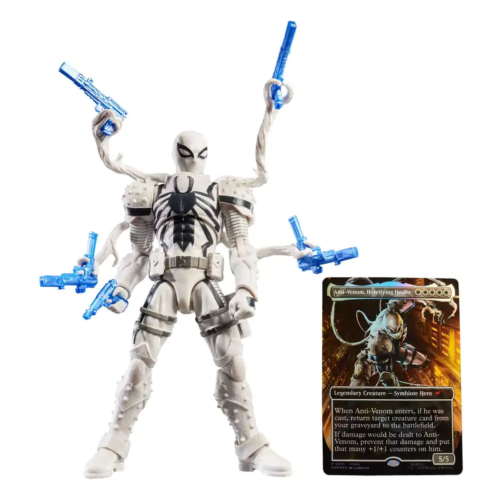 Marvel Legends Magic: The Gathering Figurina de actiune Agent Anti-Venom (plus card exclusiv cu folie) 15 cm poza produsului