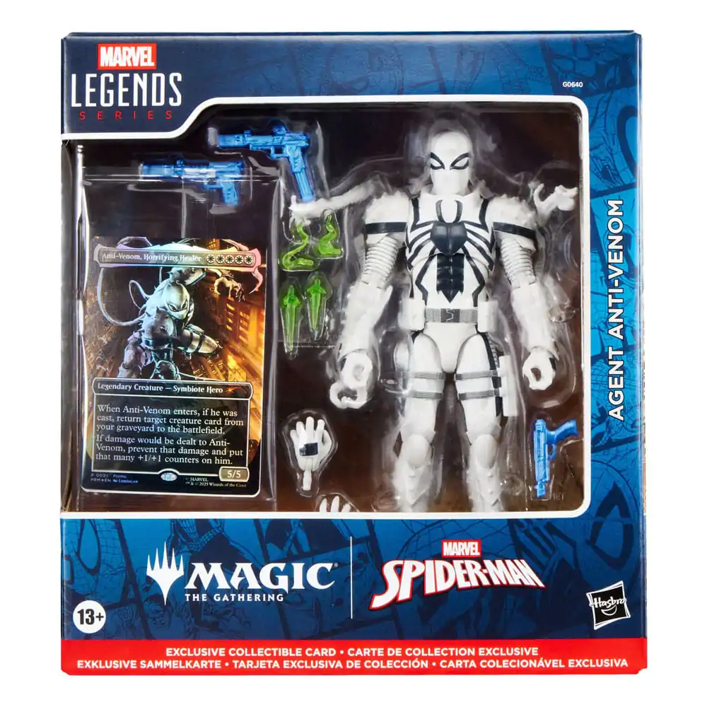 Marvel Legends Magic: The Gathering Figurina de actiune Agent Anti-Venom (plus card exclusiv cu folie) 15 cm poza produsului