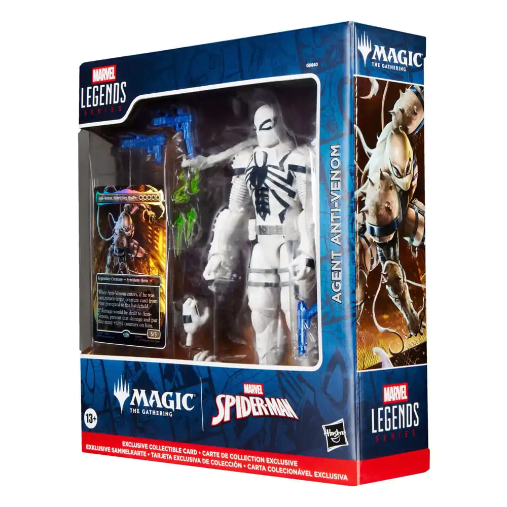 Marvel Legends Magic: The Gathering Figurina de actiune Agent Anti-Venom (plus card exclusiv cu folie) 15 cm poza produsului