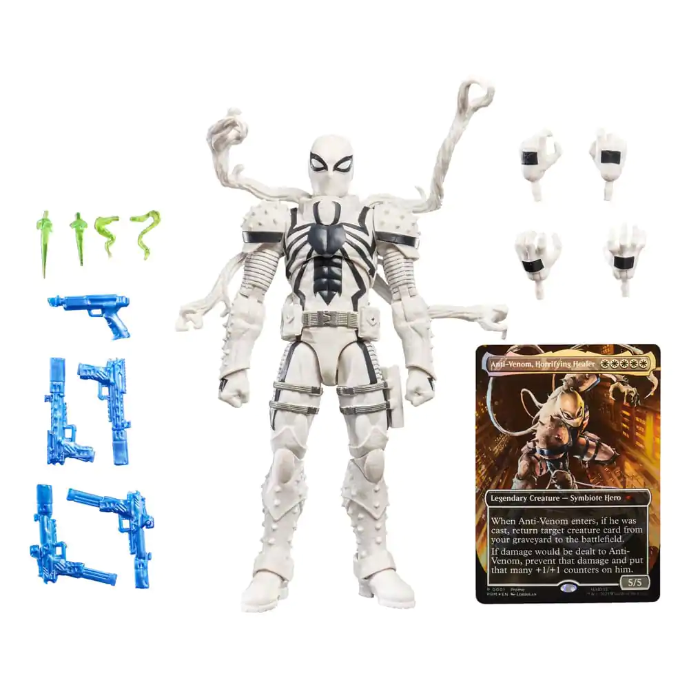 Marvel Legends Magic: The Gathering Figurina de actiune Agent Anti-Venom (plus card exclusiv cu folie) 15 cm poza produsului