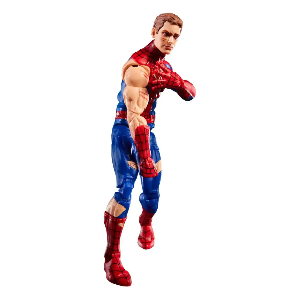 Marvel Legends Magic: The Gathering Figurina de actiune Battle-Damaged Spider-Man (plus Exclusive Foil Card) 15 cm poza produsului