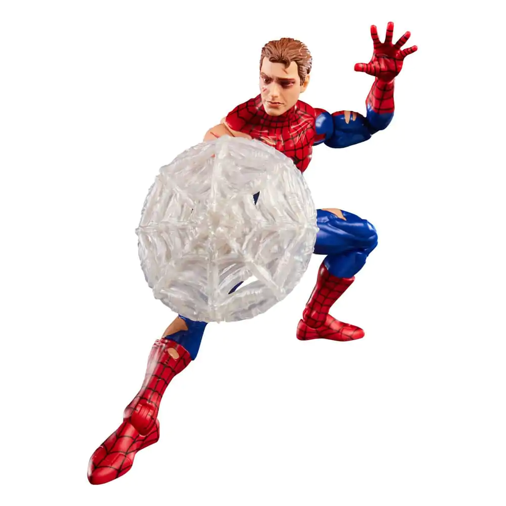 Marvel Legends Magic: The Gathering Figurina de actiune Battle-Damaged Spider-Man (plus Exclusive Foil Card) 15 cm poza produsului