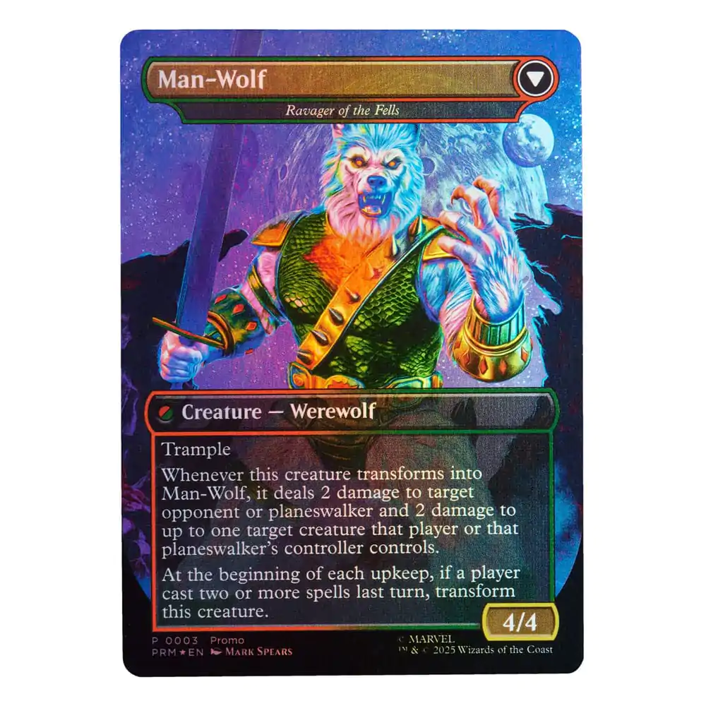 Marvel Legends Magic: The Gathering Figurina de Actiune Man-Wolf (plus Exclusive Foil Card) 15 cm poza produsului