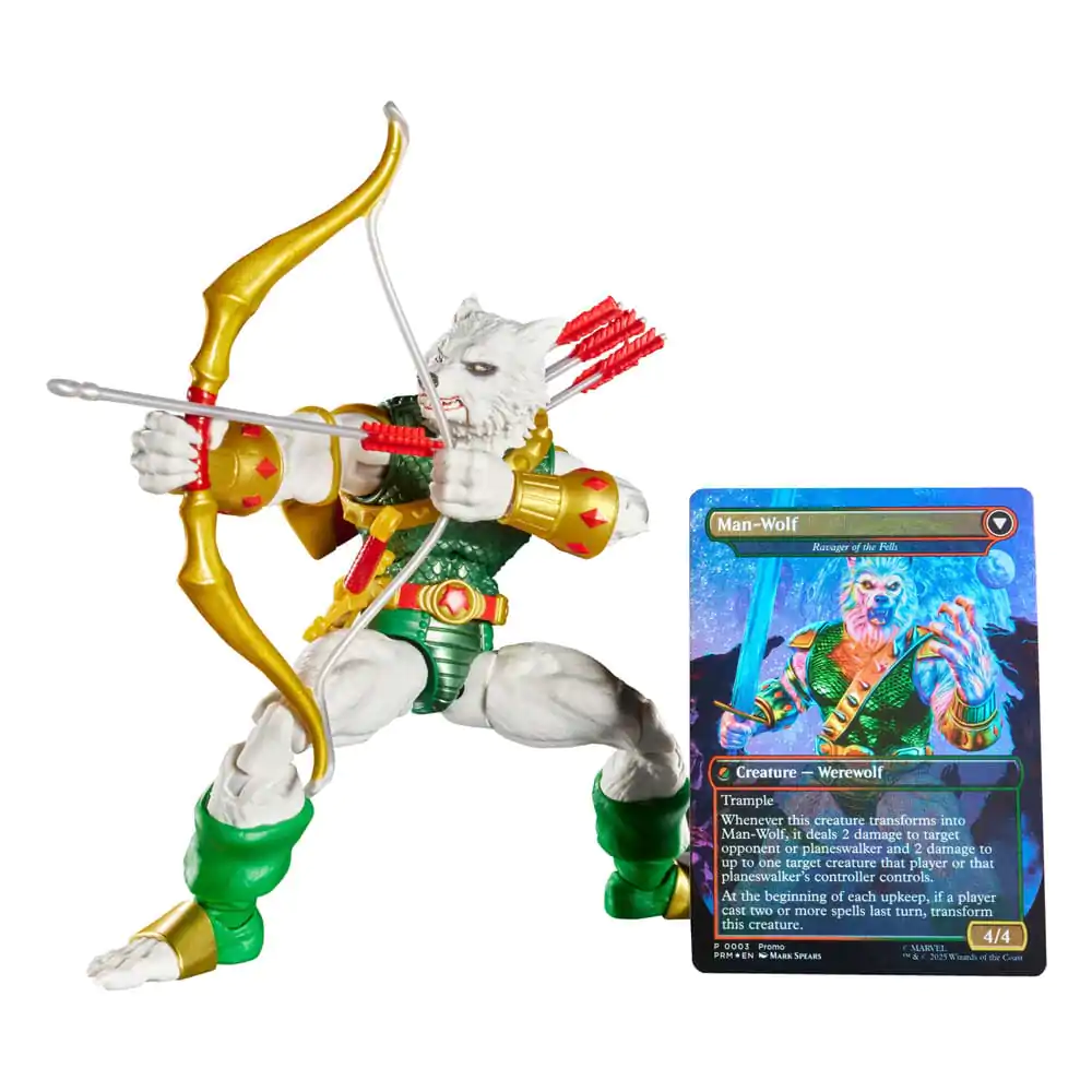 Marvel Legends Magic: The Gathering Figurina de Actiune Man-Wolf (plus Exclusive Foil Card) 15 cm poza produsului