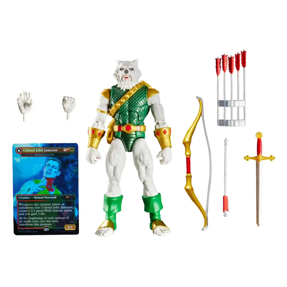 Marvel Legends Magic: The Gathering Figurina de Actiune Man-Wolf (plus Exclusive Foil Card) 15 cm poza produsului