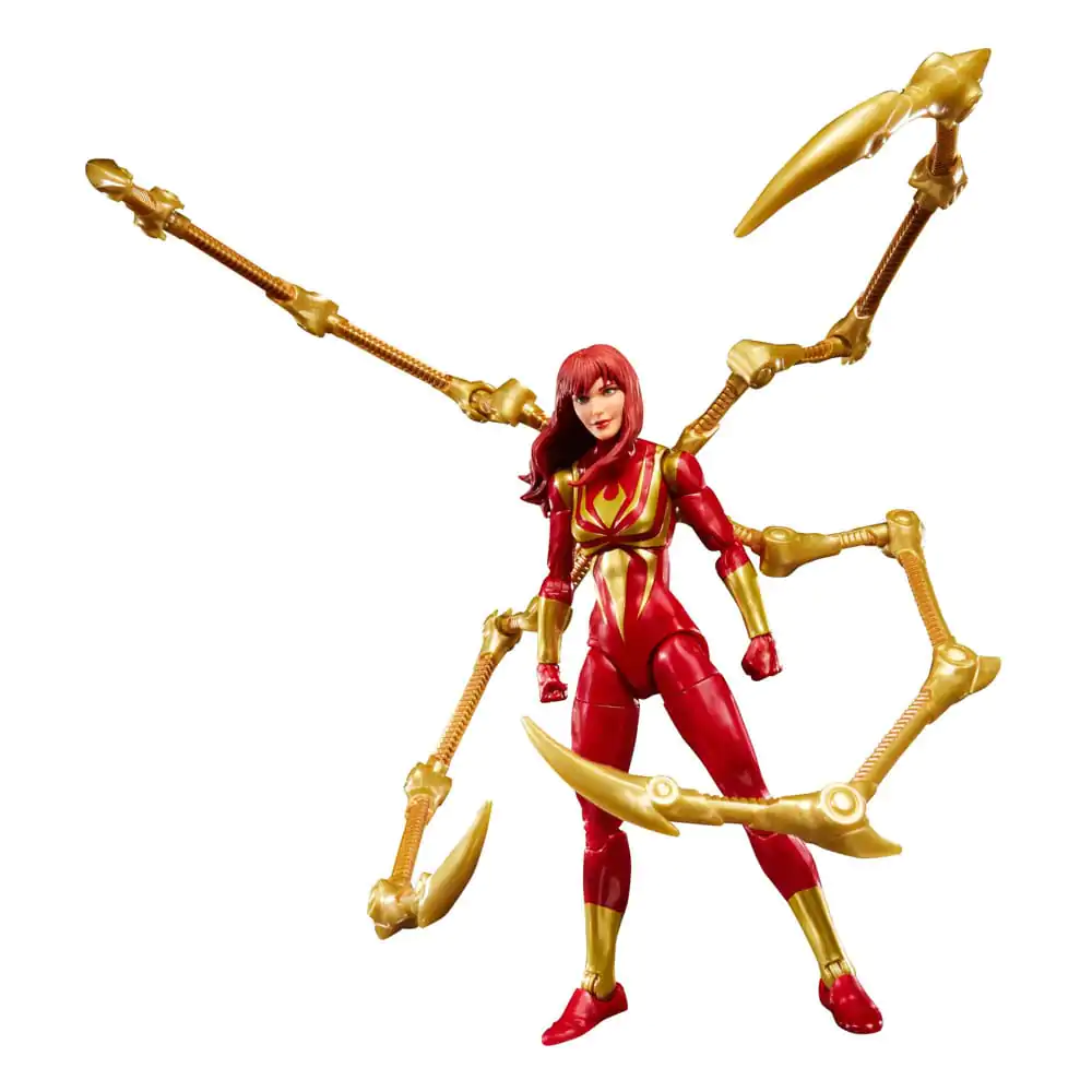 Marvel Legends Magic: The Gathering Figurina de actiune Mary Jane Watson (Iron Spider) (plus Exclusive Foil Card) 15 cm poza produsului